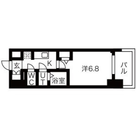 今池駅 徒歩2分 3階の物件間取画像